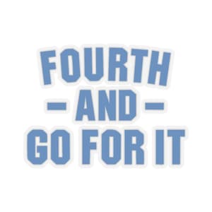 Detroit Fourth and Go For It Lions Sticker - Kiss-Cut Stickers, Decals, Detroit