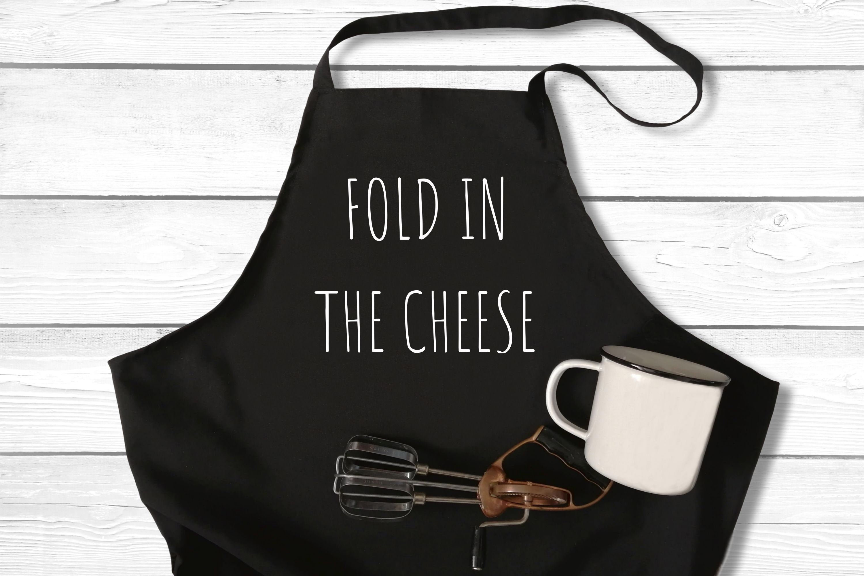 Fold in the Cheese Apron Funny Apron Gift for Her Custom Etsy Australia