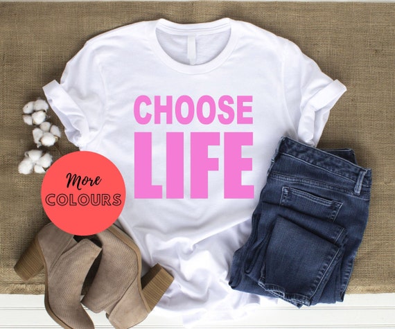 Choose Life T-shirt Wham 80's George 