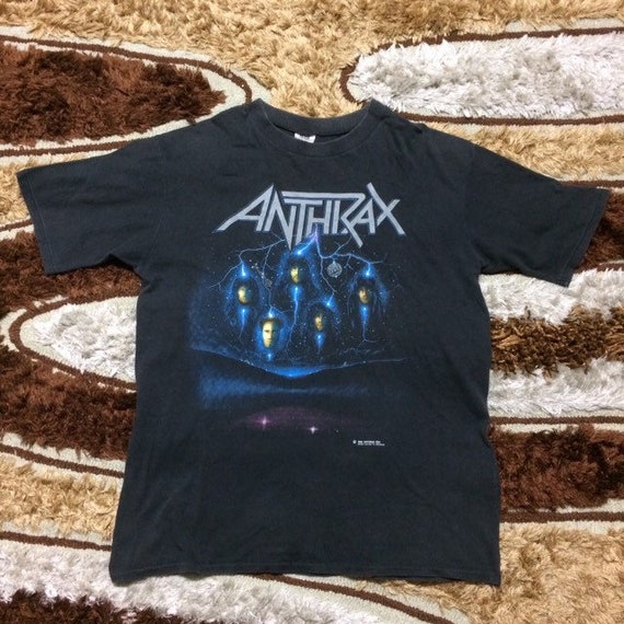 Vintage Anthrax Persistence of Time Tour Tees 1990