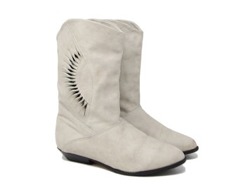 leather pixie boots uk