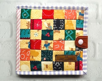 Patchwork Bears Make & Mend Embroidery Storage Kit, Organizer, Sewing Case