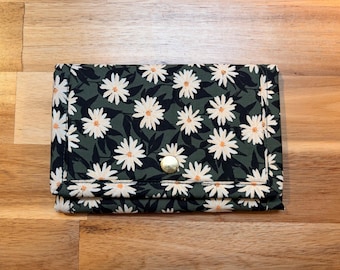 Daisy Love trifold travel embroidery, sewing case, needle book
