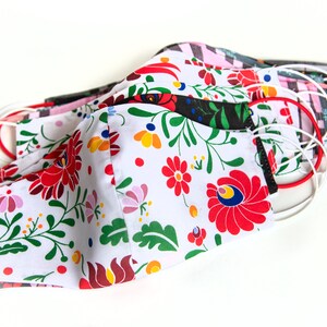 Daisy Flower Face Mask, Fun Pattern Mask, Stretchable Earloops ...