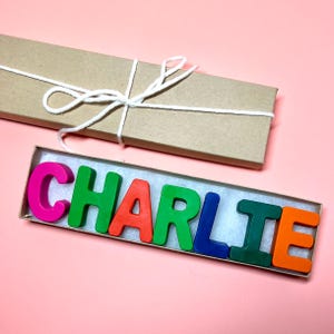 Custom Crayons, Name Crayon, Personalized Crayon, Letter Crayons, Kids Gifts, Birthday Gift, Valentine Kids Gift, Crayon Gift