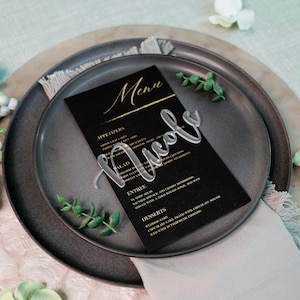 WEDDING place cards | custom name tags for events | laser cut names | table name cards | acrylic name