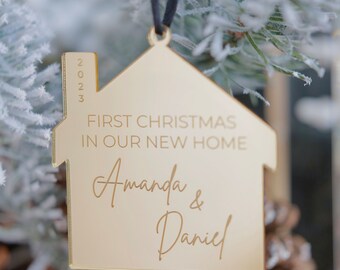 First Christmas in New Home Ornament, Personalized New Home Ornament, New House Ornament, 2025 home purchase, Realtor Closing Gift
