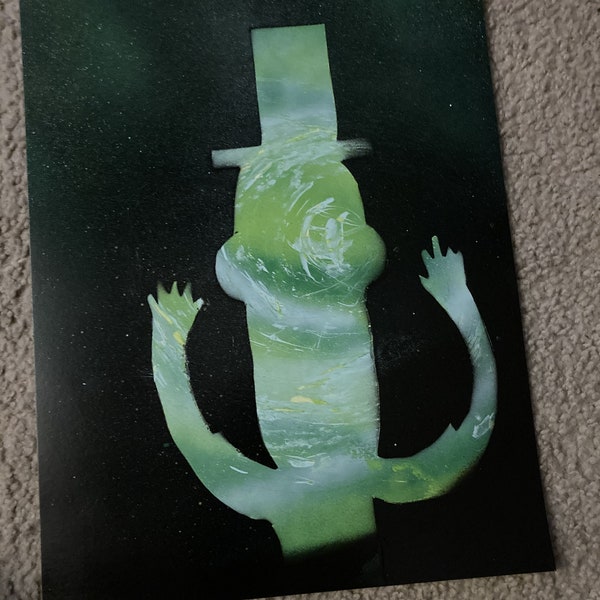 Rick & Morty Painted Poster