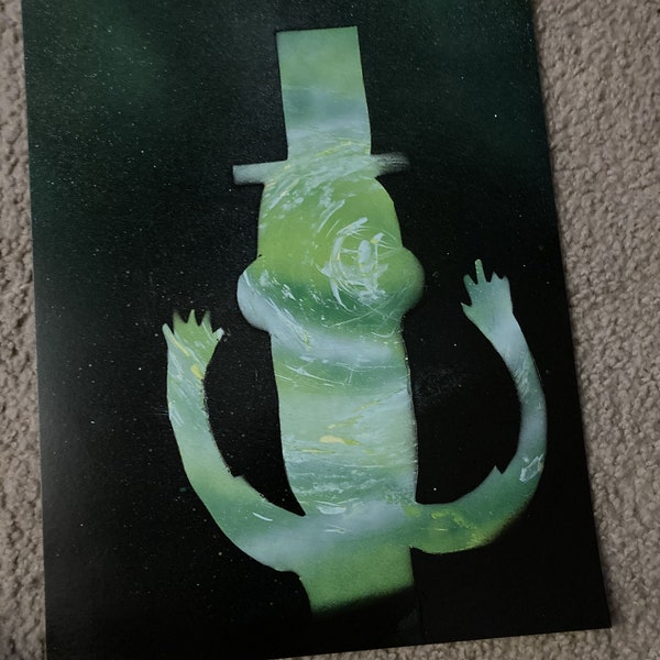 Rick & Morty gemalt Poster