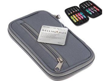 CROCHET HOOK SET Soft Grip in a Smart Zip Case by Milward