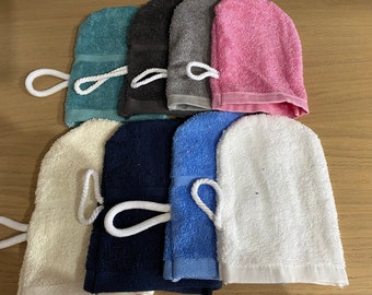 Waswanten, set van 2, luxe badstof van 100% katoen (GEEN microvezel).