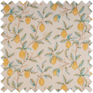 PANIER À COUTURE Motif Morris Lemons de taille moyenne avec kit de couture en option disponible image 3