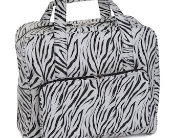 SEWING MACHINE Carry Bag 'Zebra' Design PVC