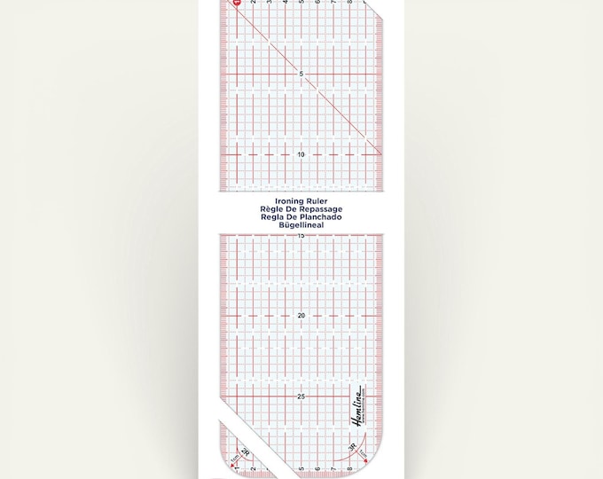 IRONING RULER by Hemline 30cm x 10cm