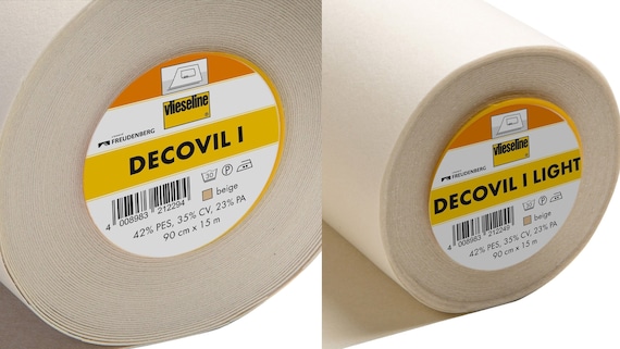 DECOVIL 1/2m ROLLS Light and Heavy Rolled NOT Folded