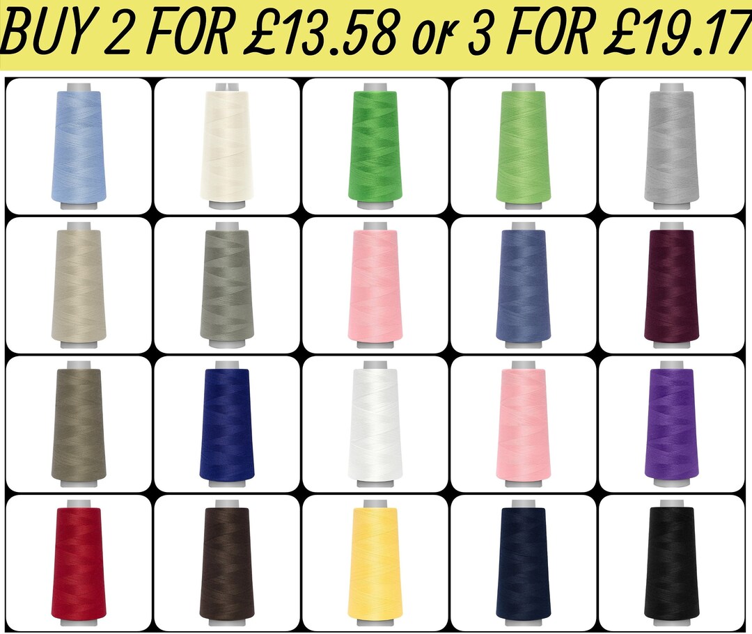Gutermann Thread 2500m Toldilock for Sewing Machine & Overlocker BIG