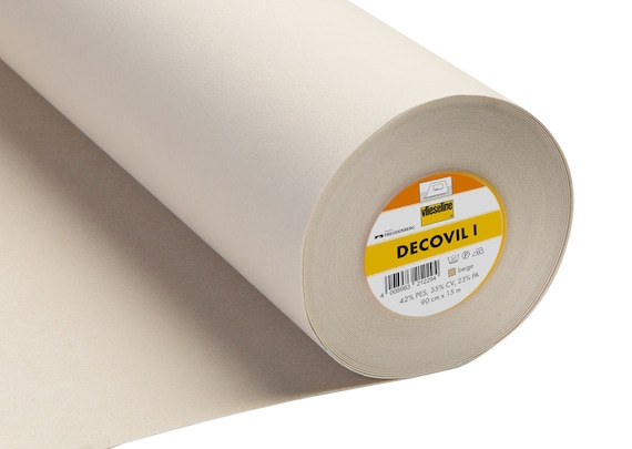 DECOVIL 1 HEAVY Stiff Interlining Sold in Various Lengths. Ideal for Bag Making
