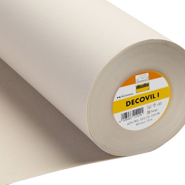 DECOVIL 1 HEAVY Stiff Interlining Sold in Various Lengths. Ideal for Bag Making
