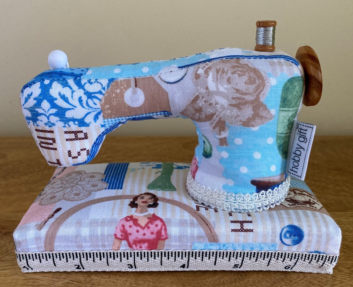 SEWING MACHINE Pin Cushion Boxed Fantastic Design Etsy
