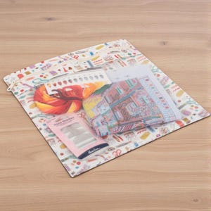 Project Craft Bag & Pouch Set ~ Haby Notions Design Craft Storage Bags image 4