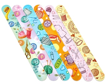 SEWING THEMED Nail Files Set of 6