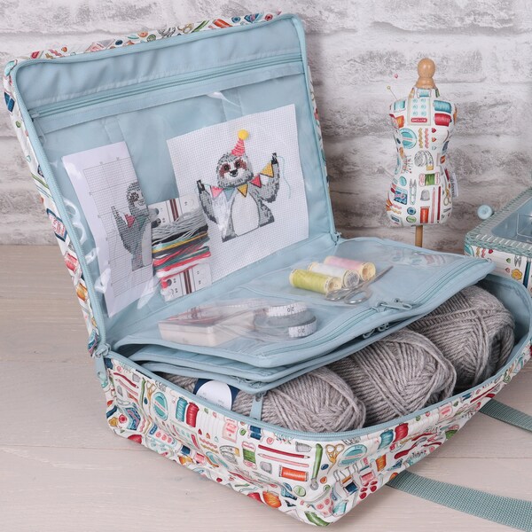 PROJECT & CRAFT BAG Naaibegrippen Ontwerp Fantastische opbergtas