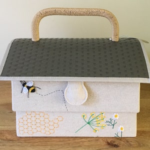 HIVE SEWING BASKET Fabulous Design Small Size image 6