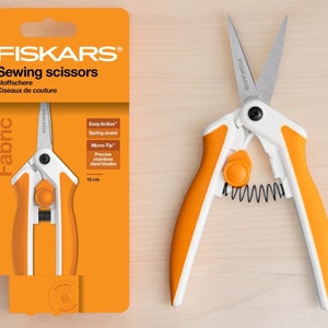 FISKARS EASY ACTION Soft Grip Micro Tip Schere 15 cm Super Scharfe Qualität
