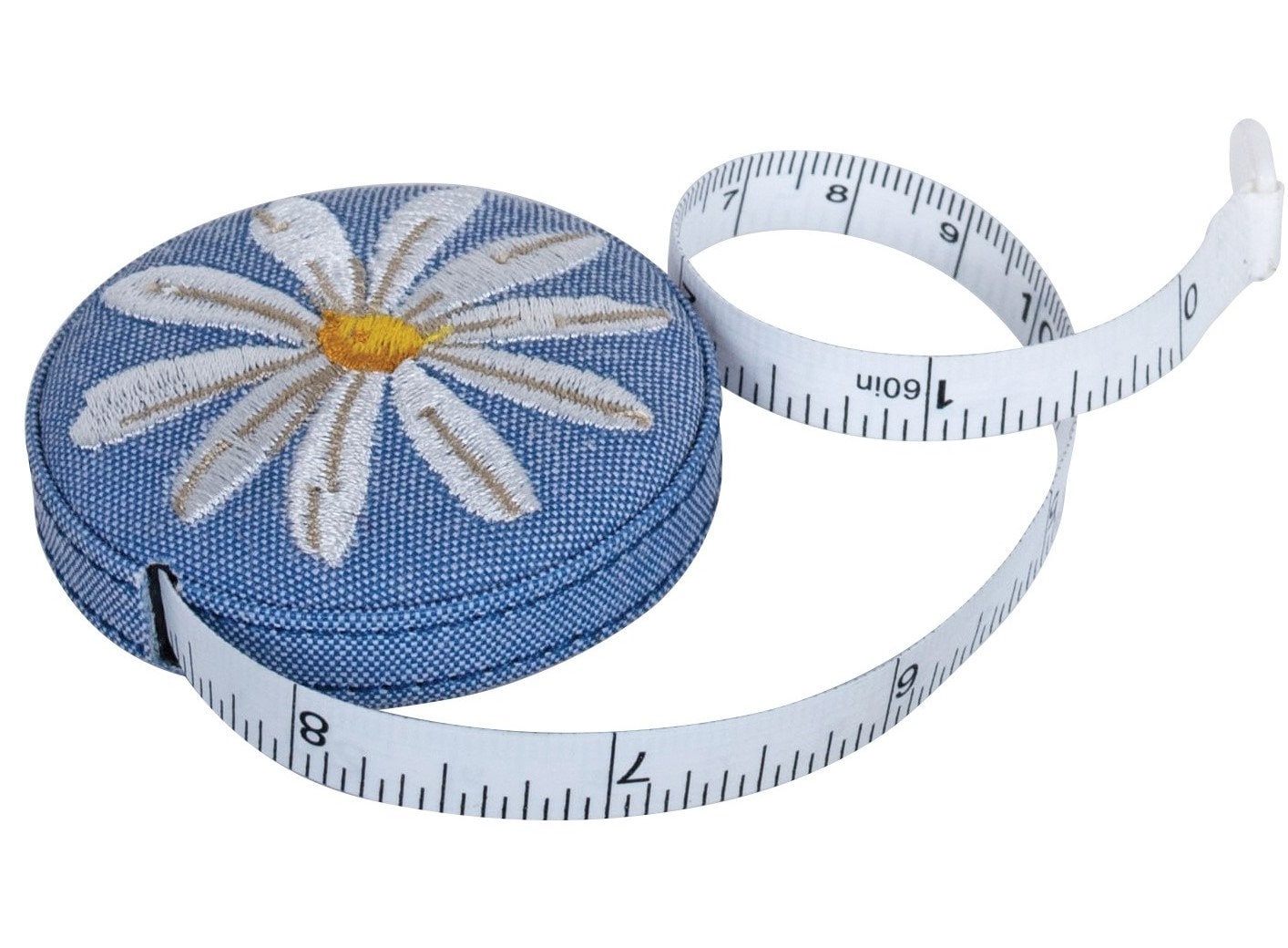 Soft Tape Measure 60-Inch 1.5 Meter Retractable Mini Cartoon Measuring Tape  Cute Tape Ruler, Yellow Flower