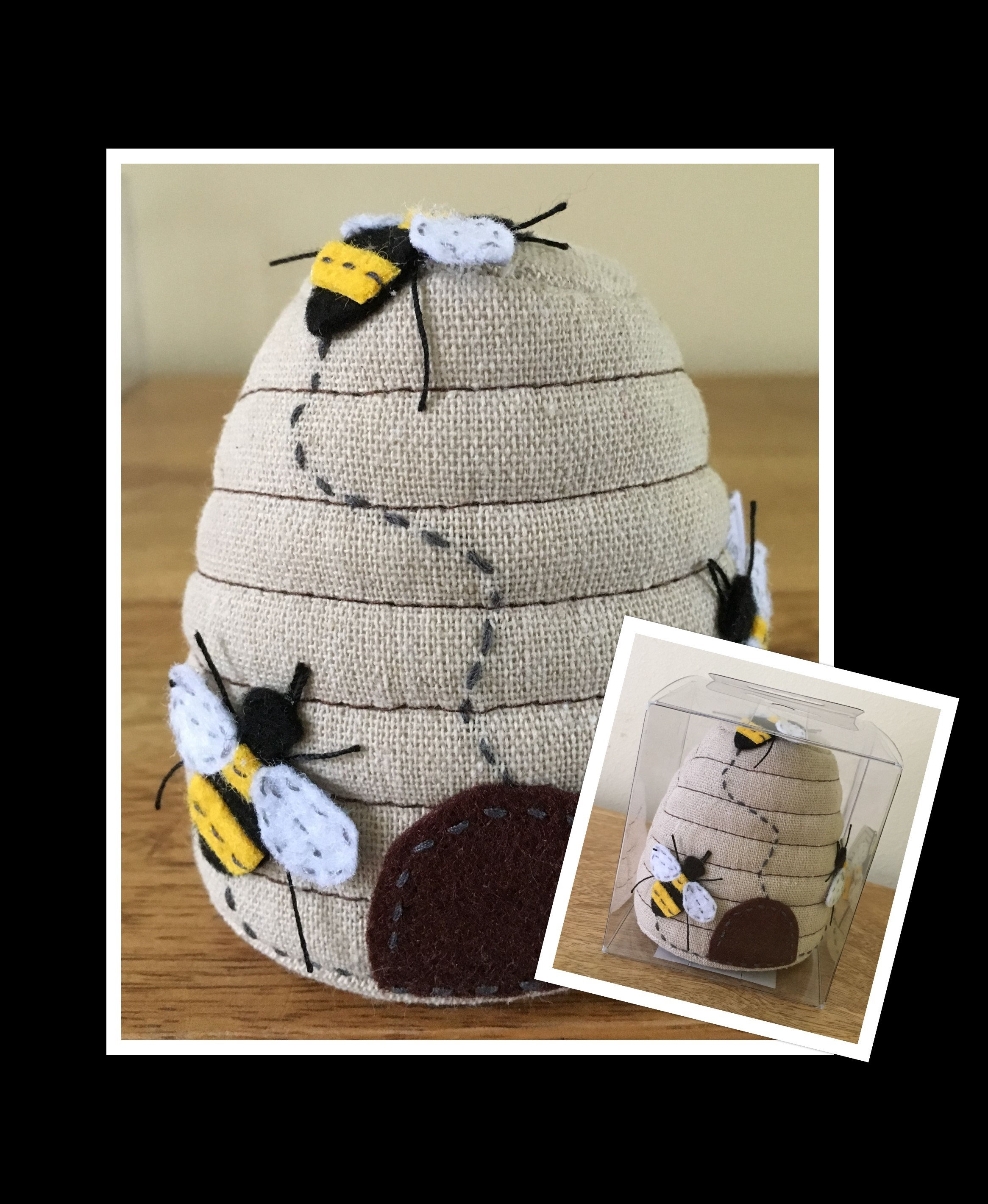 BEE PIN CUSHION Beehive Shape Boxed Fantastic Design Etsy