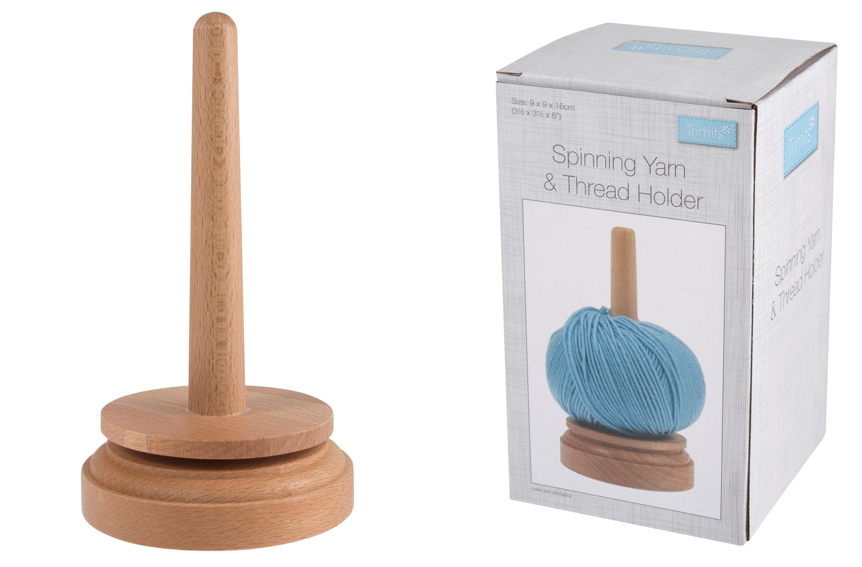 Yarn Holder, Double Yarn Butler, Large Yarn Wooden Spinning, Fair Isle Yarn  Buddy, Thread Holder, Yarn Stand, Yarndispenser 