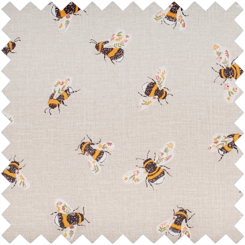 PANIER À COUTURE Motif abeille brodée de taille moyenne Disponible avec ou sans kit d'accessoires de couture image 8