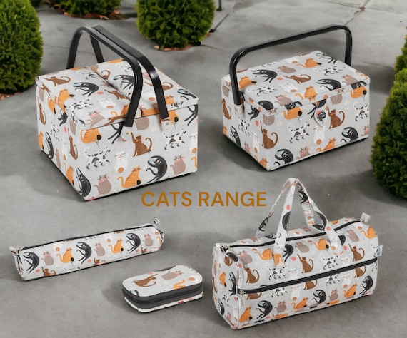 かぎ針ケース　猫ちゃん柄オーダー かぎ針ケース 猫ちゃん柄オーダー