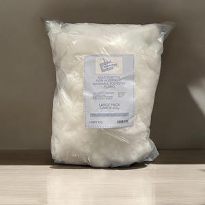 SPIELZEUG FÜLLUNG STUFFING Große 450g Habicraft Nicht-Allergie Waschbar Stofftiere Kissen Handwerk