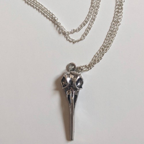Bird Skull Raven Skull Raven Crow Gothic Jewelry Pagan Emo - Etsy Bird Skull Raven Skull Raven Crow Gothic Jewelry Pagan Emo - Etsy