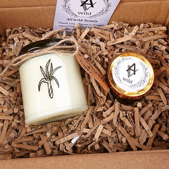 Hand Cream & Candle Gifts Lemongrass and Ginger Etsy UK
