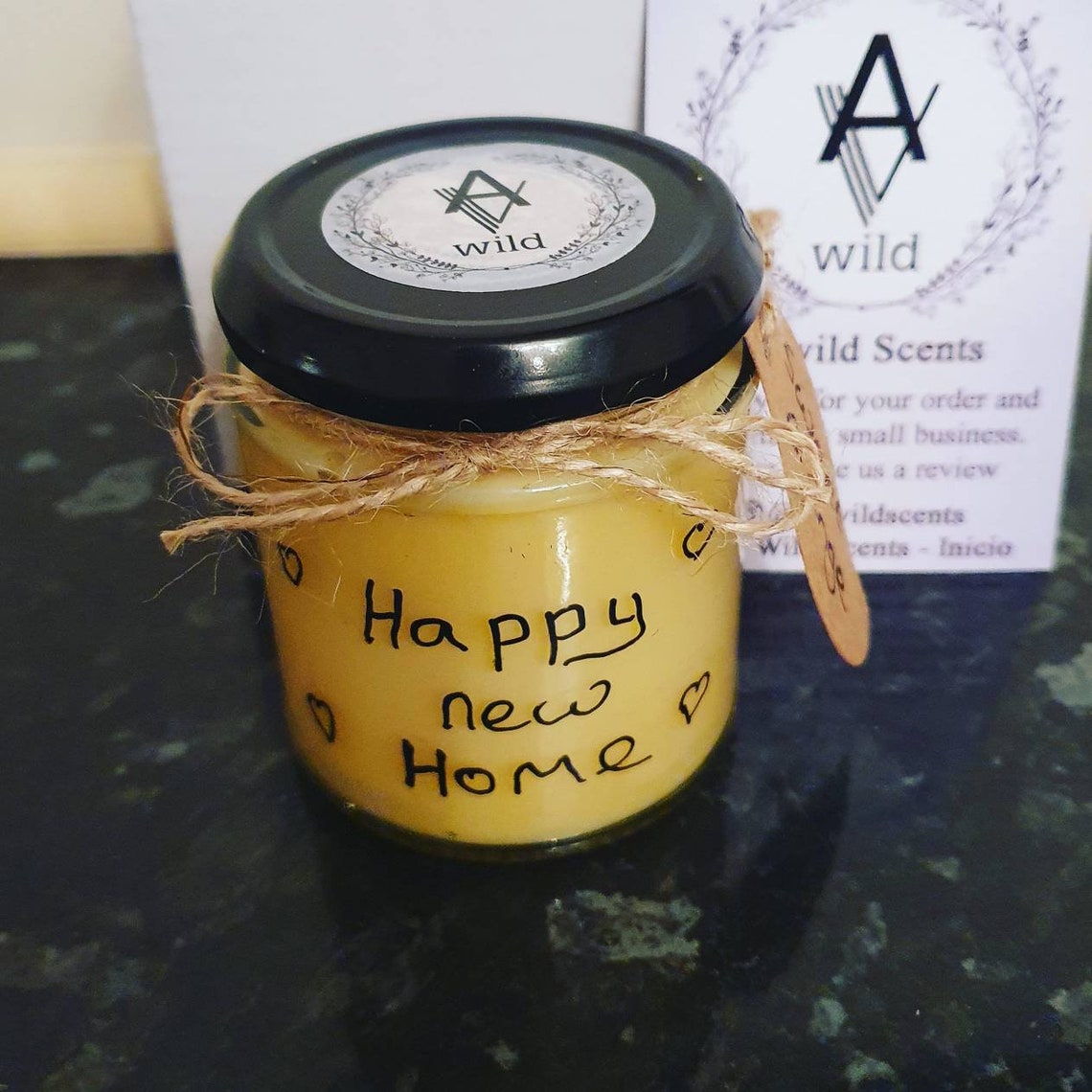 New home candle a range of scents available message can be Etsy