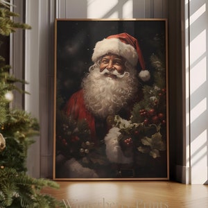 Large Vintage Santa - Etsy