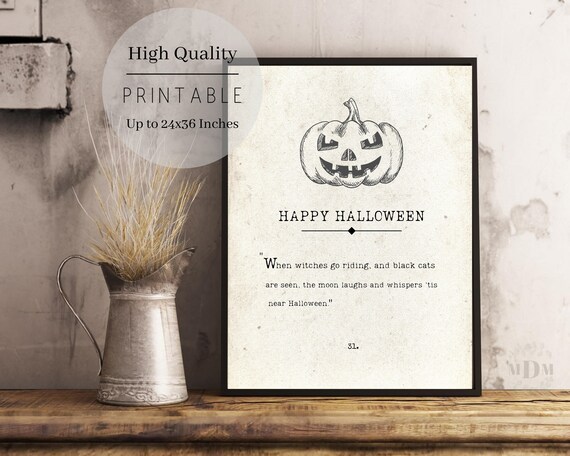Shop Happy Halloween PrintableBook Page PrintHalloween | Etsy from Etsy on Openhaus