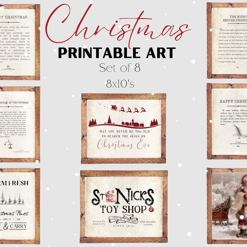 Christmas Printable - Etsy