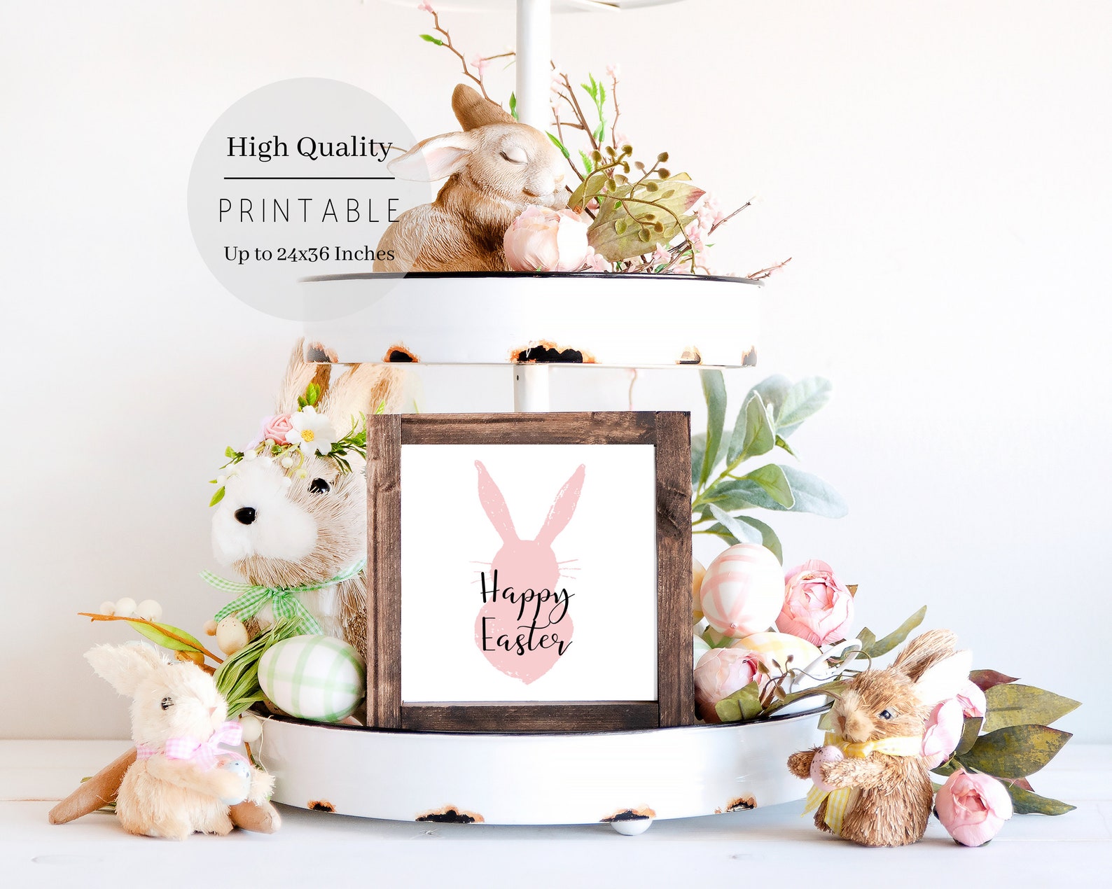 Easter Printable Wall Art-printable Easter Decor Easter - Etsy