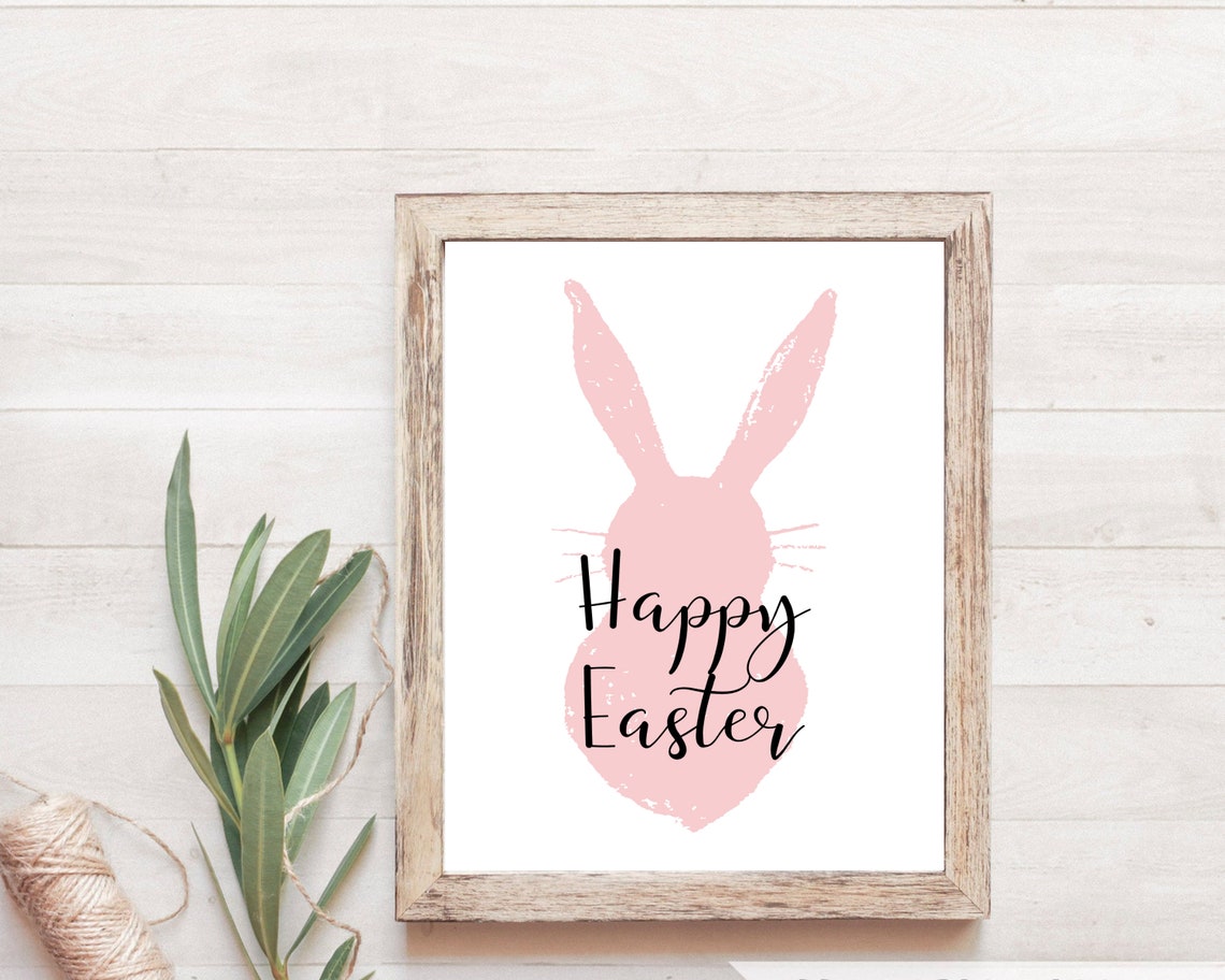 Easter Printable Wall ArtPrintable Easter Decor Easter Etsy