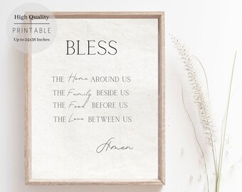 Bless the Food Before Us Printable - Etsy