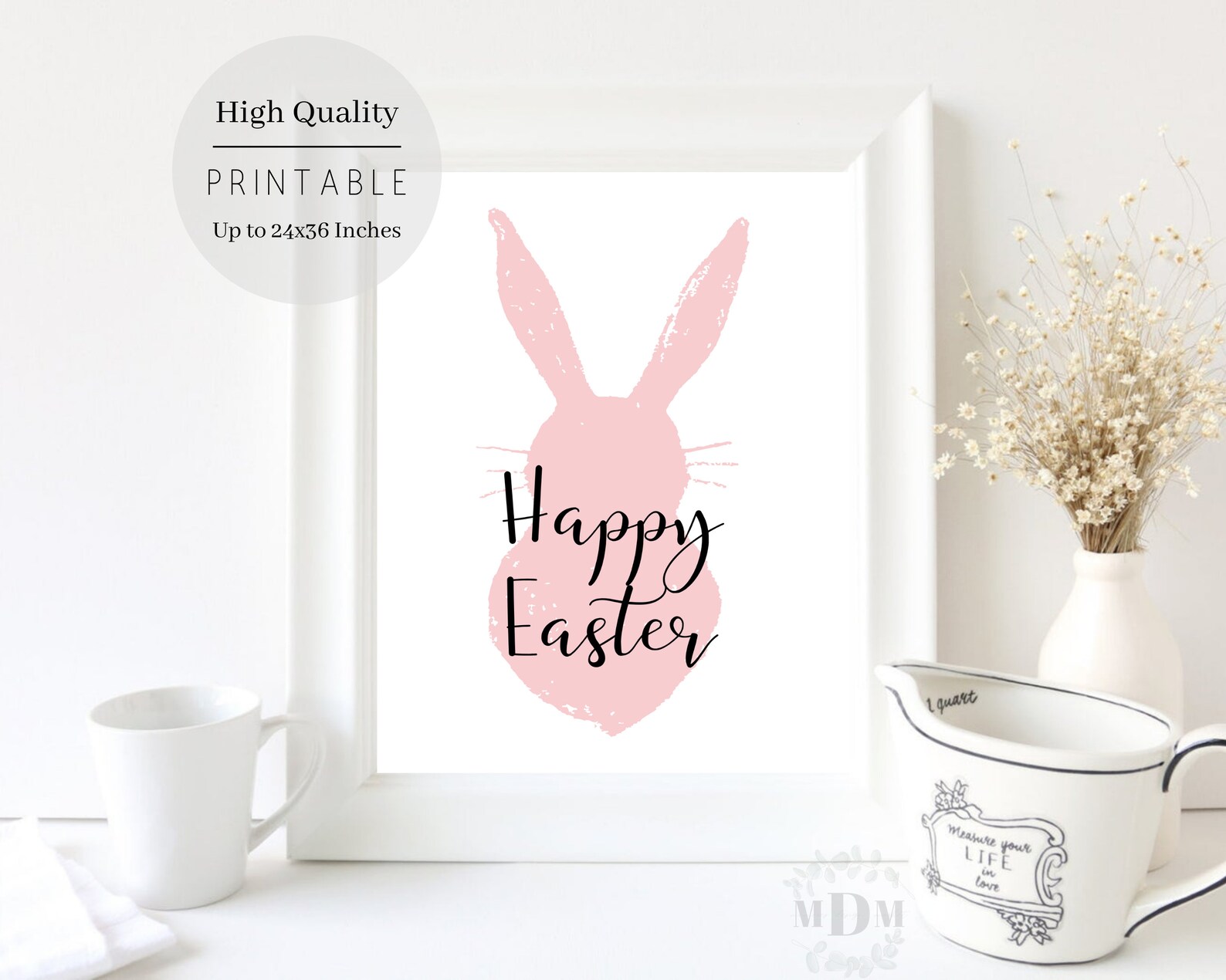 Easter Printable Wall Art-printable Easter Decor Easter - Etsy