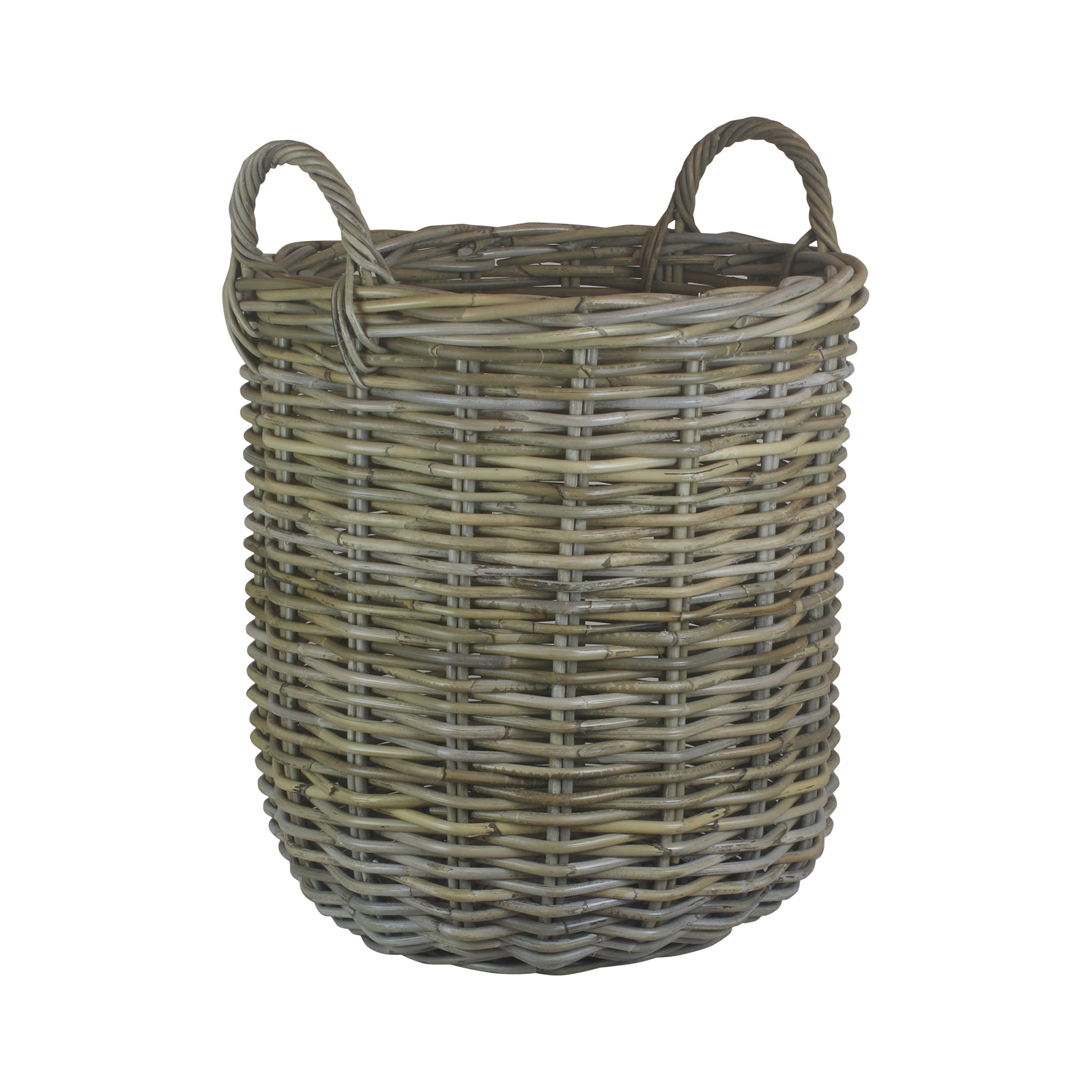 Fireside Log Basket Tall Wicker Basket in 2 Sizes Etsy UK