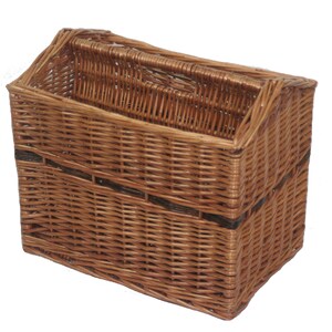 Magazine Rack - Storage Basket With Compartments