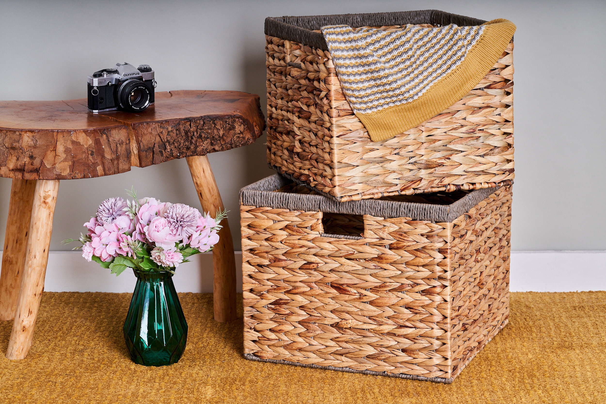 Cane blanket box deals