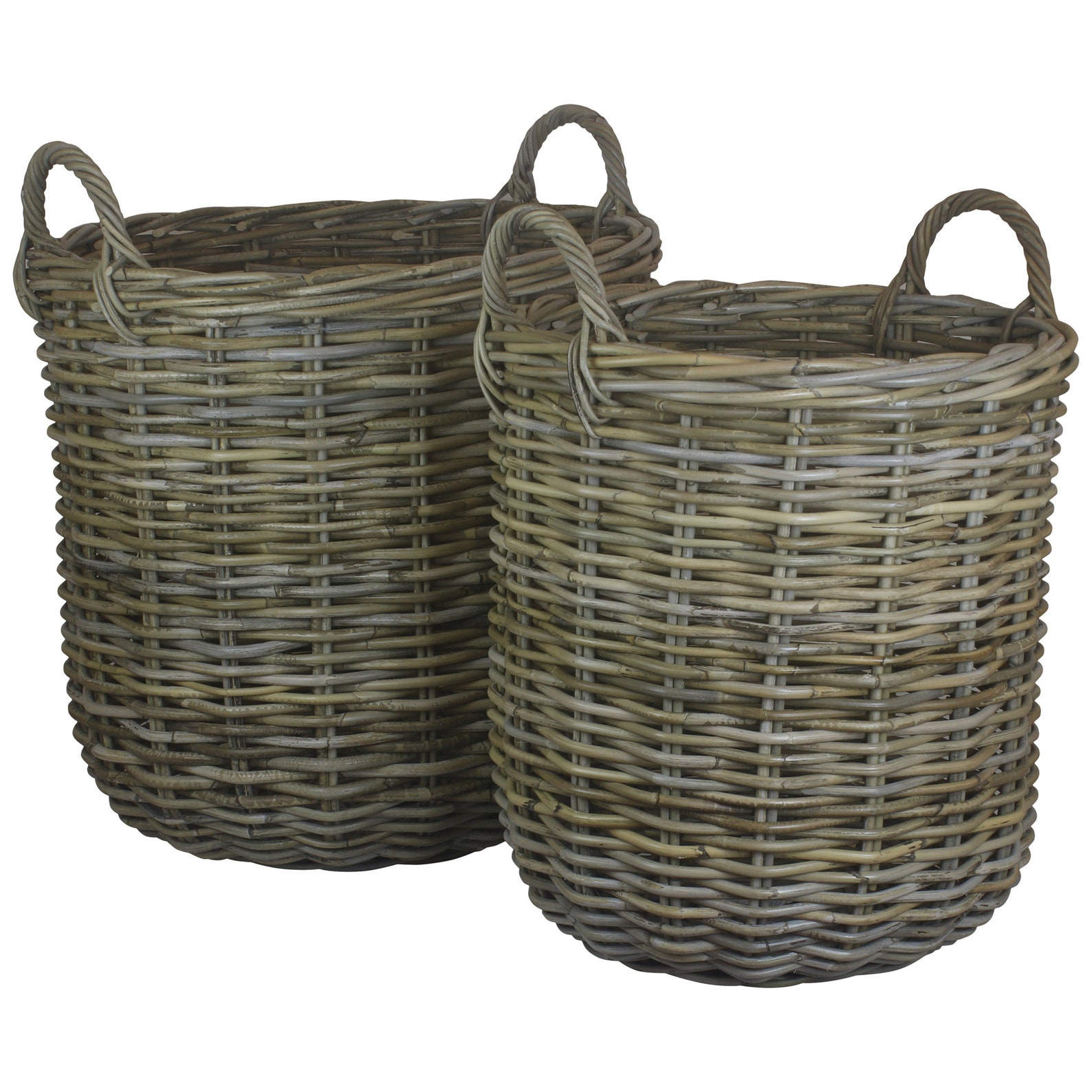 Fireside Log Basket Tall Wicker Basket in 2 Sizes Etsy UK