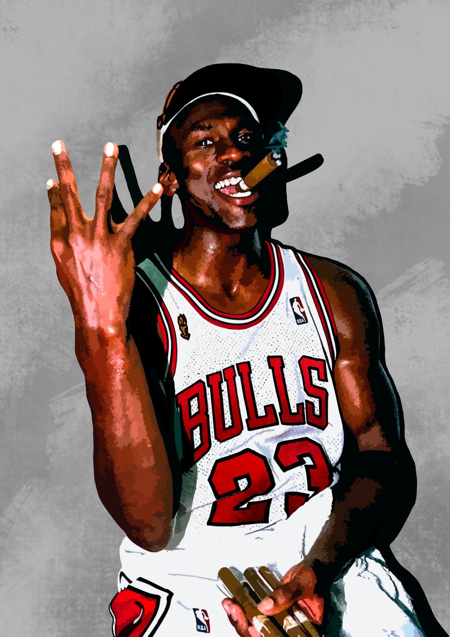 michael jordan biography poster