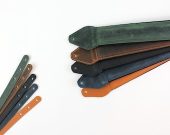 Leather personalized guitar strap / Gift for musician / Comfortable strap for guitarist / Personalized Custom Christmas Gift For Guitarist